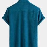 Men's Summer Pocket Casual Short Sleeve Shirt