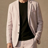 ENZO REFINED LINEN SUIT