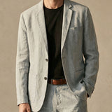 ENZO REFINED LINEN SUIT