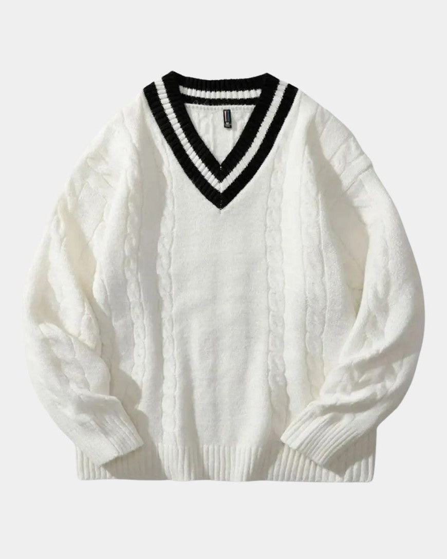 POUL™ | PULLOVER WITH V-NECK