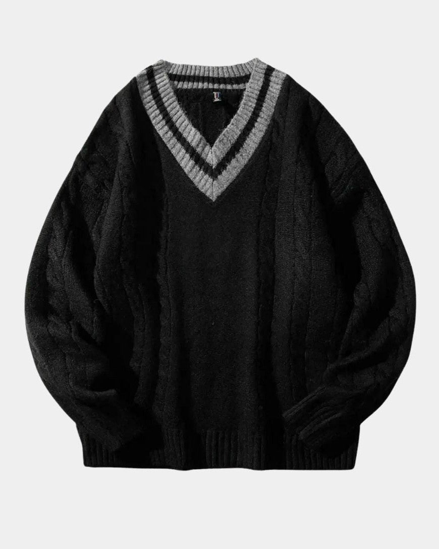 POUL™ | PULLOVER WITH V-NECK