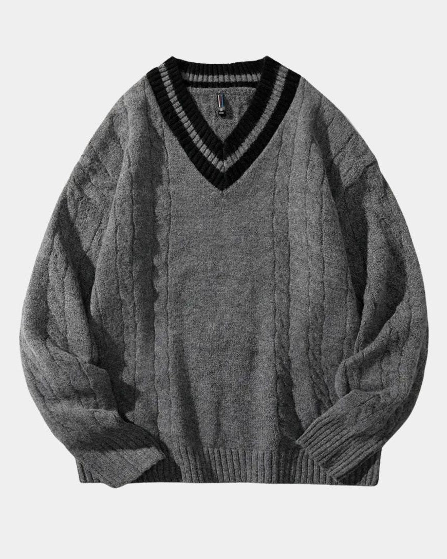 POUL™ | PULLOVER WITH V-NECK