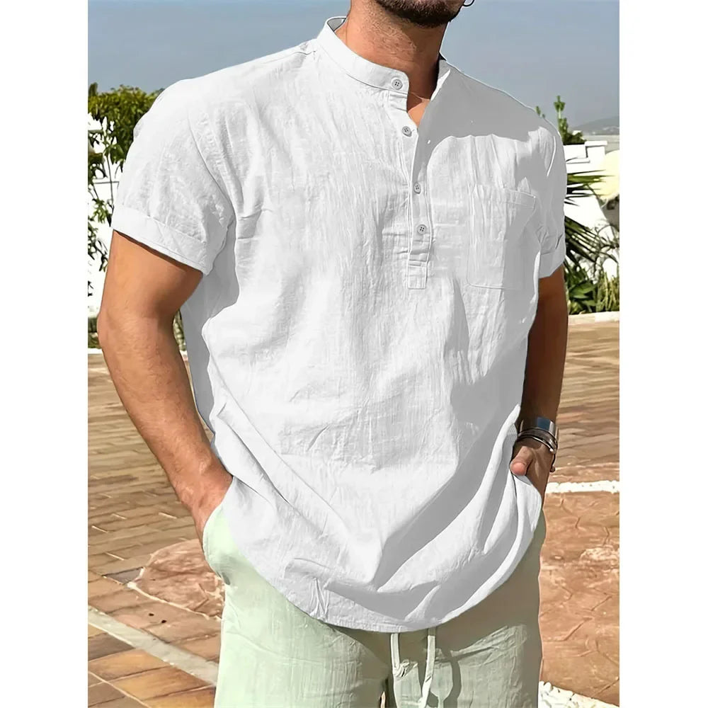 Philipp | Lightweight Henley Shirt for Men