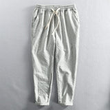 ROCCO STRIPED LINEN PANTS