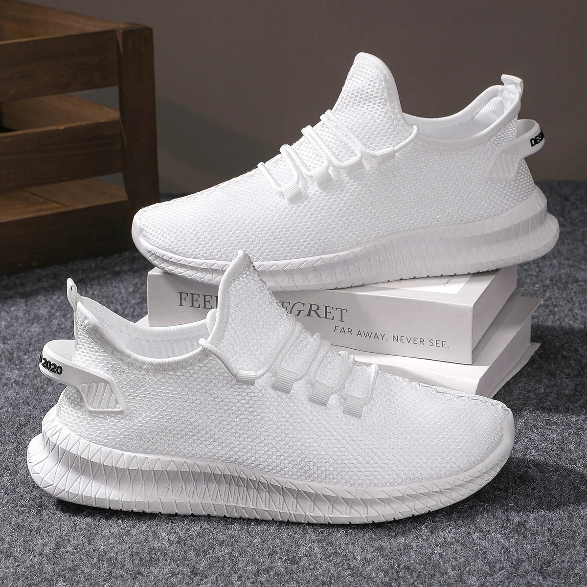 Ultra-Comfort Breathable Shoes: Grey