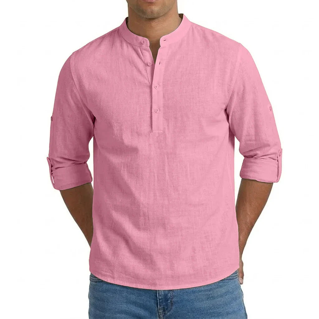 Finn | Lightweight Henley Shirt for Men