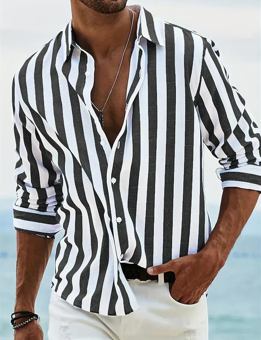 Julian | Striped Summer Shirt for Men