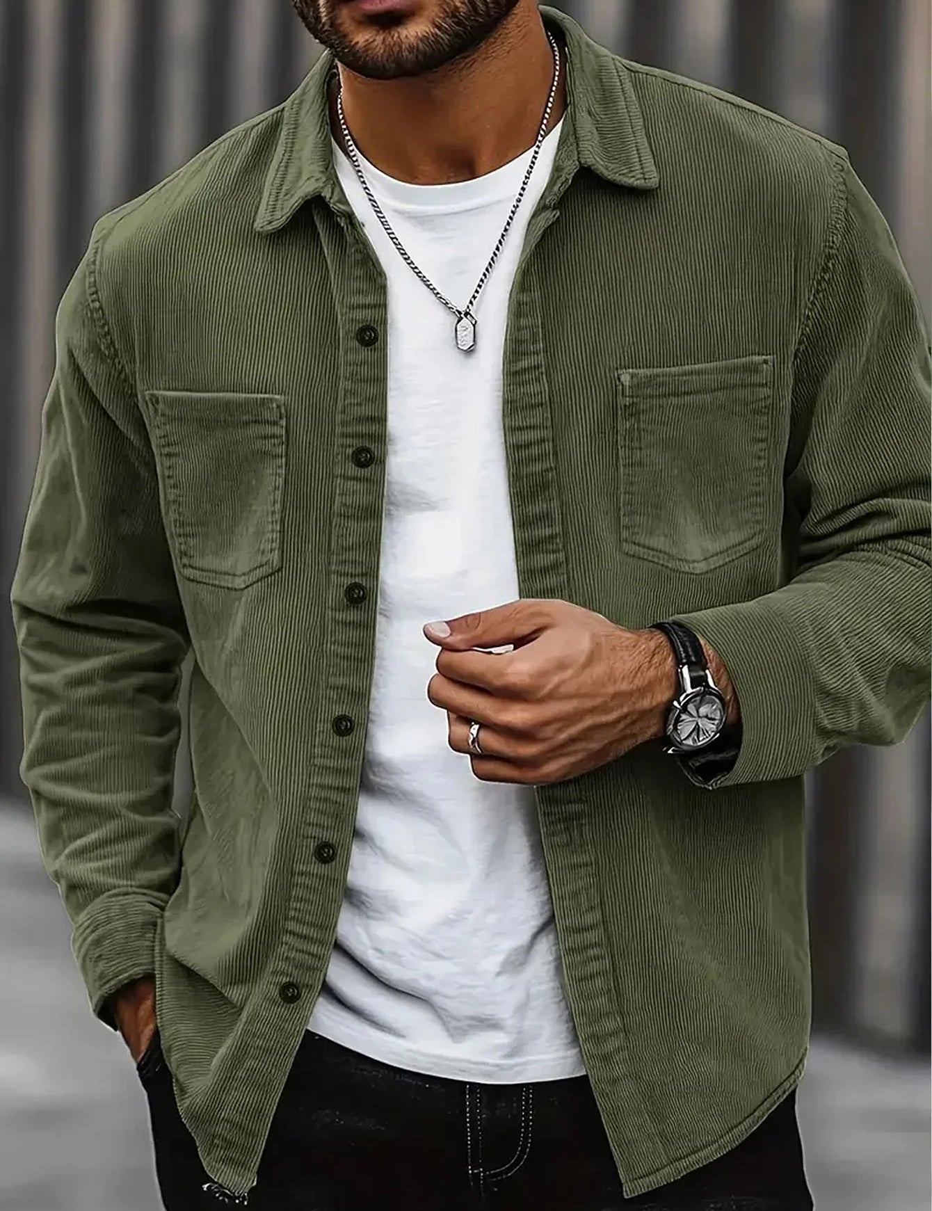 HARRIS CLASSIC CORDUROY SHIRT