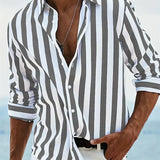 Julian | Striped Summer Shirt for Men