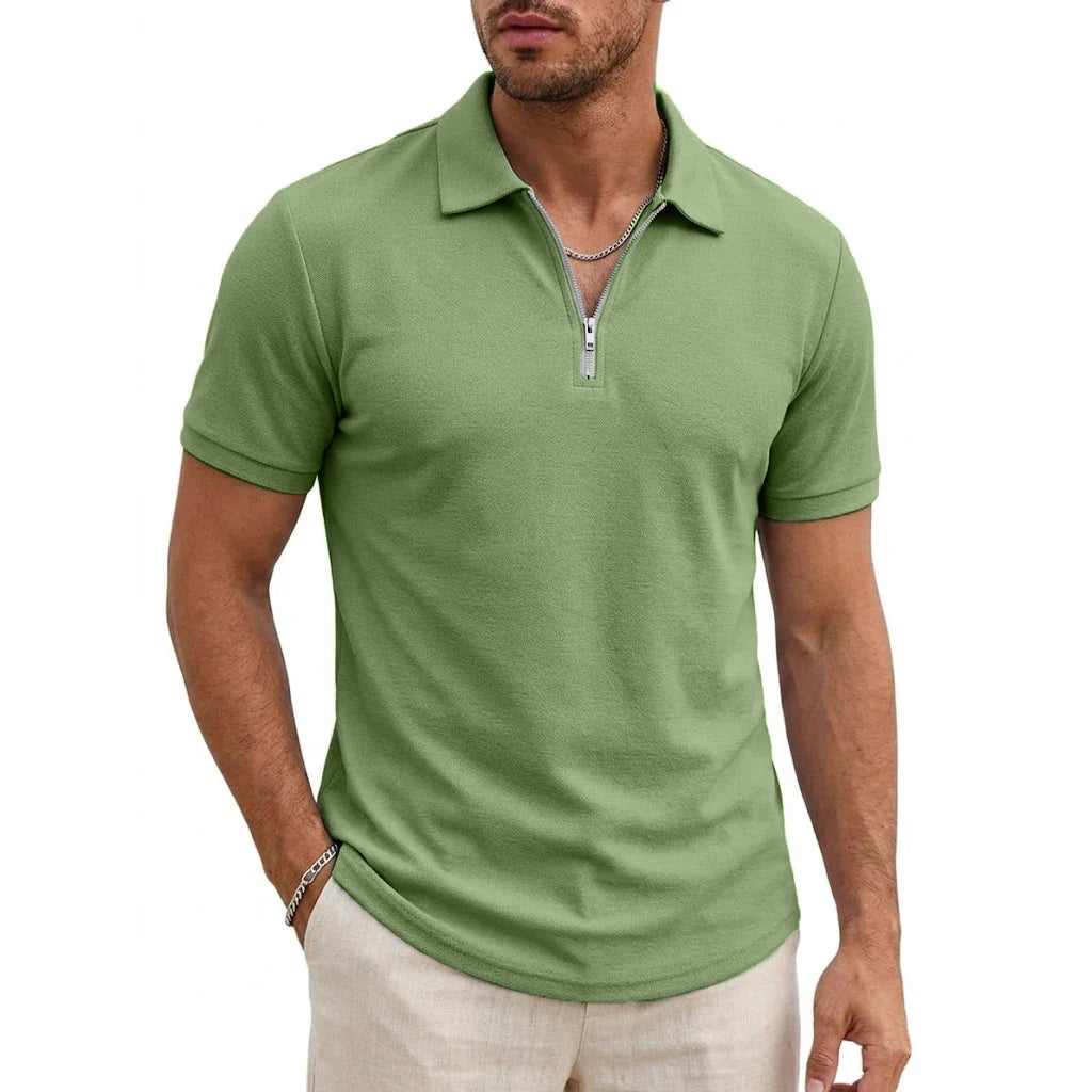 Leon | Modern Polo Shirt with Zip