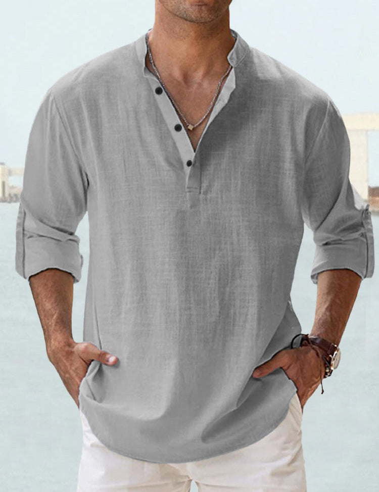 Arthur | The Collarless Shirt
