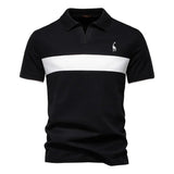 BRUNO™ | MEN'S POLO SHIRT WITH COLOUR BLOCK