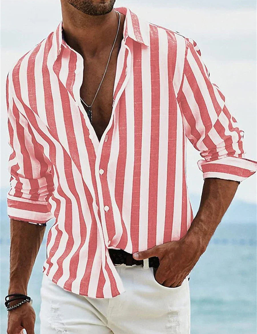 Julian | Striped Summer Shirt for Men