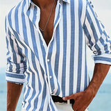 Julian | Striped Summer Shirt for Men