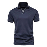 BENJAMIN™ | MEN'S POLO SHIRT WITH V-NECK