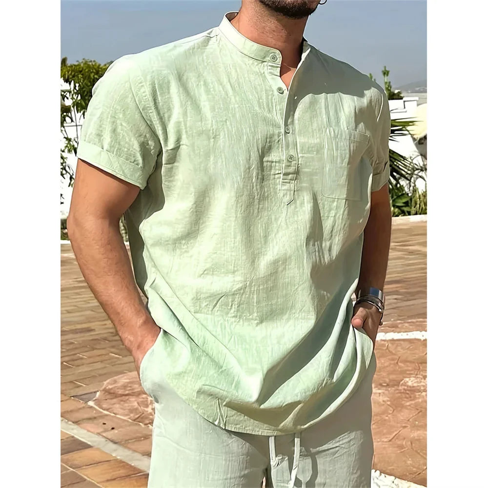 Philipp | Lightweight Henley Shirt for Men
