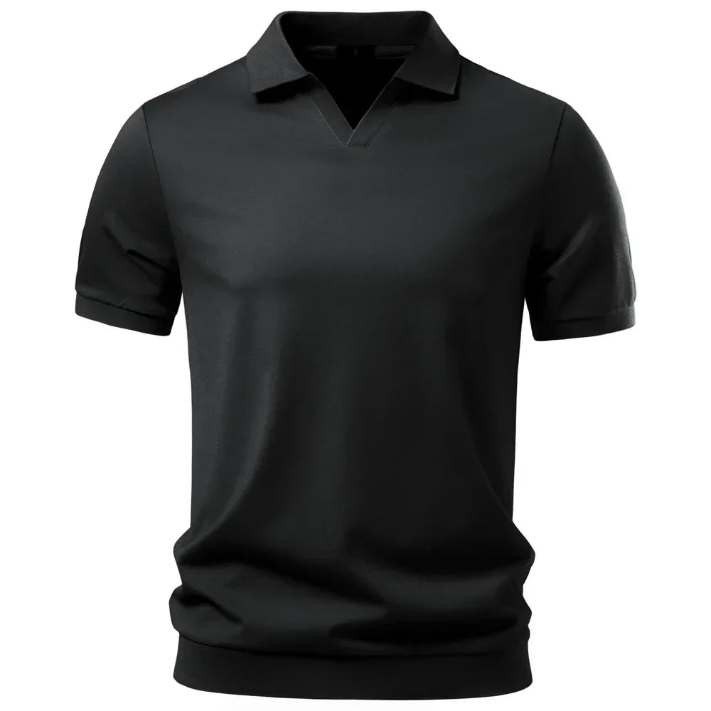 FRANK™ | BREATHABLE POLO SHIRT WITH V-NECK