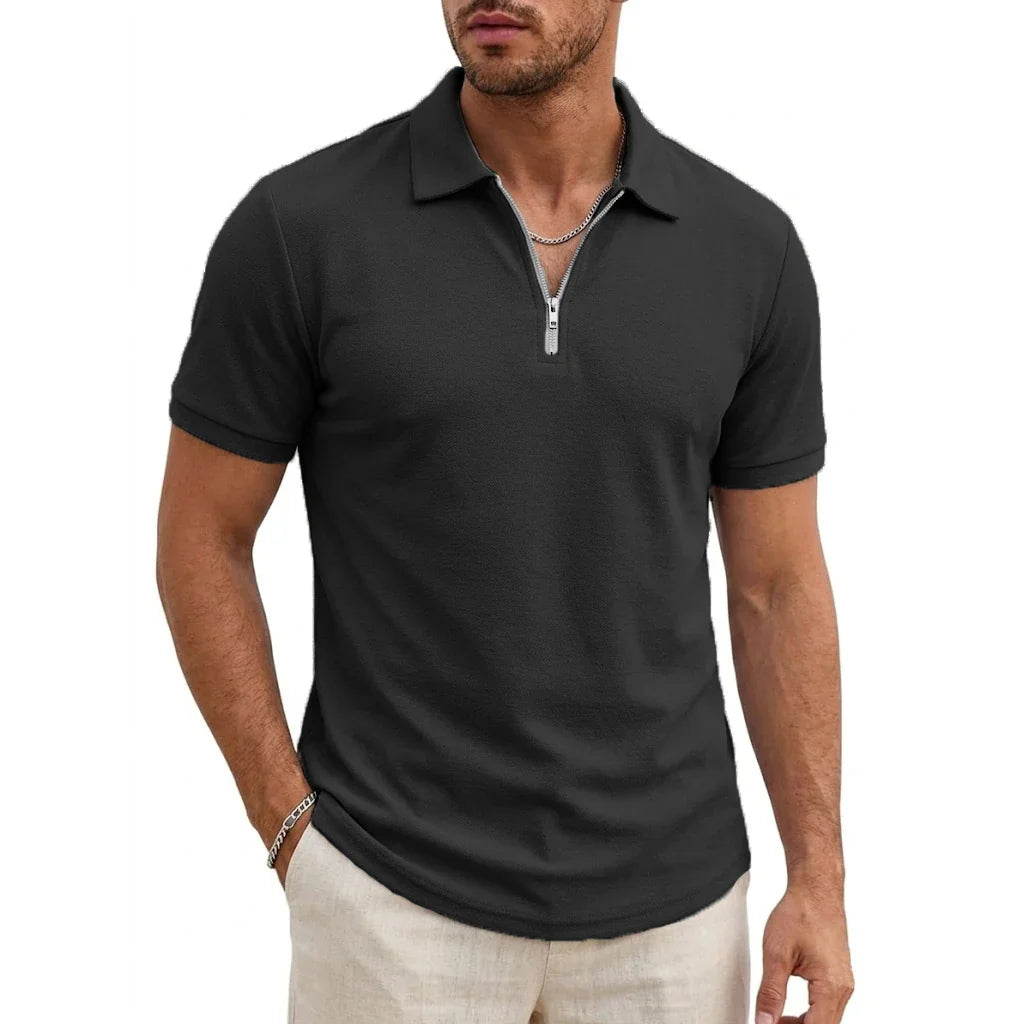 Leon | Modern Polo Shirt with Zip