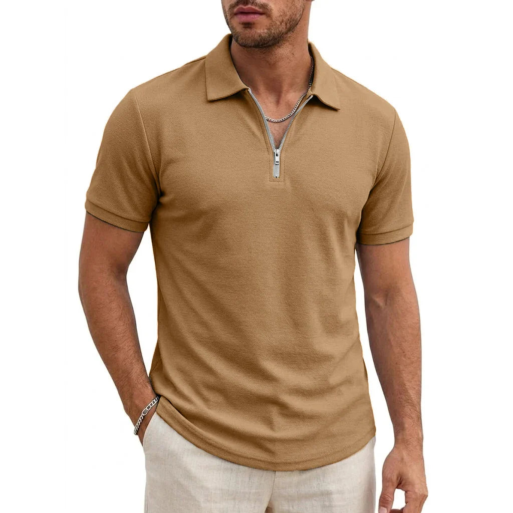 Leon | Modern Polo Shirt with Zip