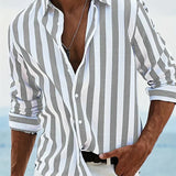 Julian | Striped Summer Shirt for Men