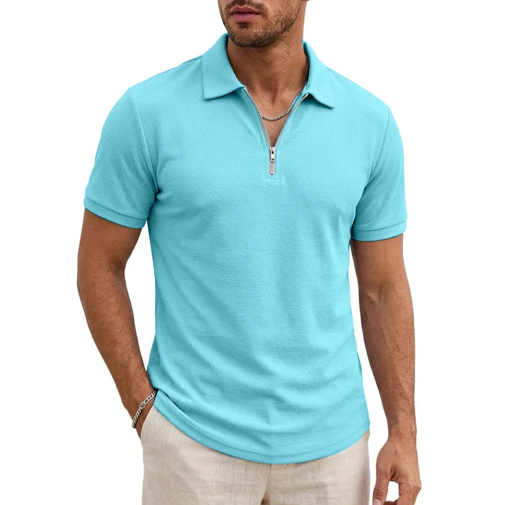 Leon | Modern Polo Shirt with Zip