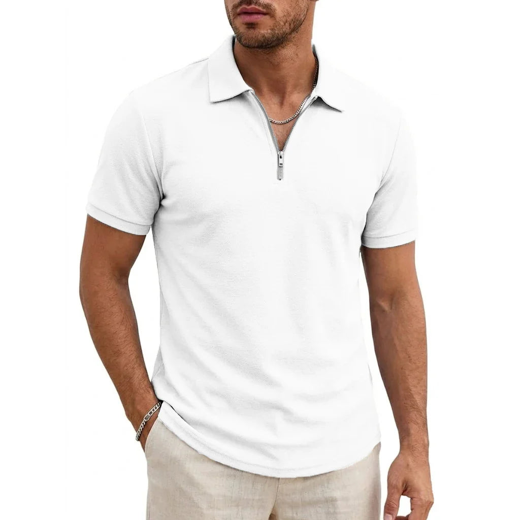 Leon | Modern Polo Shirt with Zip