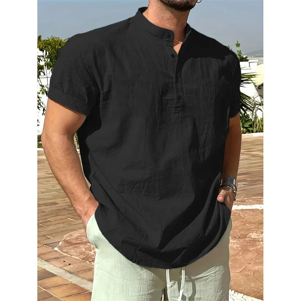 Philipp | Lightweight Henley Shirt for Men