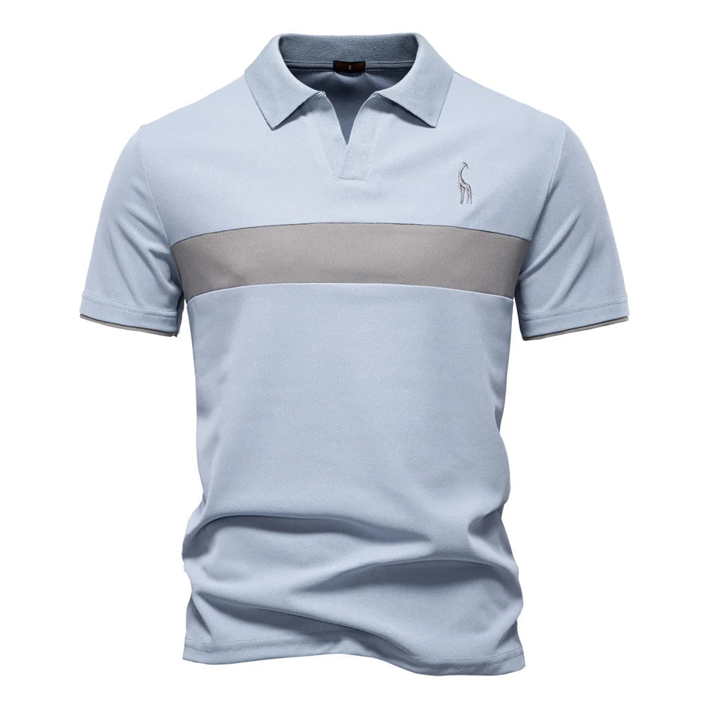 BRUNO™ | MEN'S POLO SHIRT WITH COLOUR BLOCK