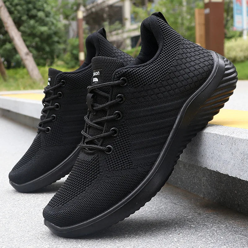 Ultra-Comfort Breathable Shoes: Black — Dynamic