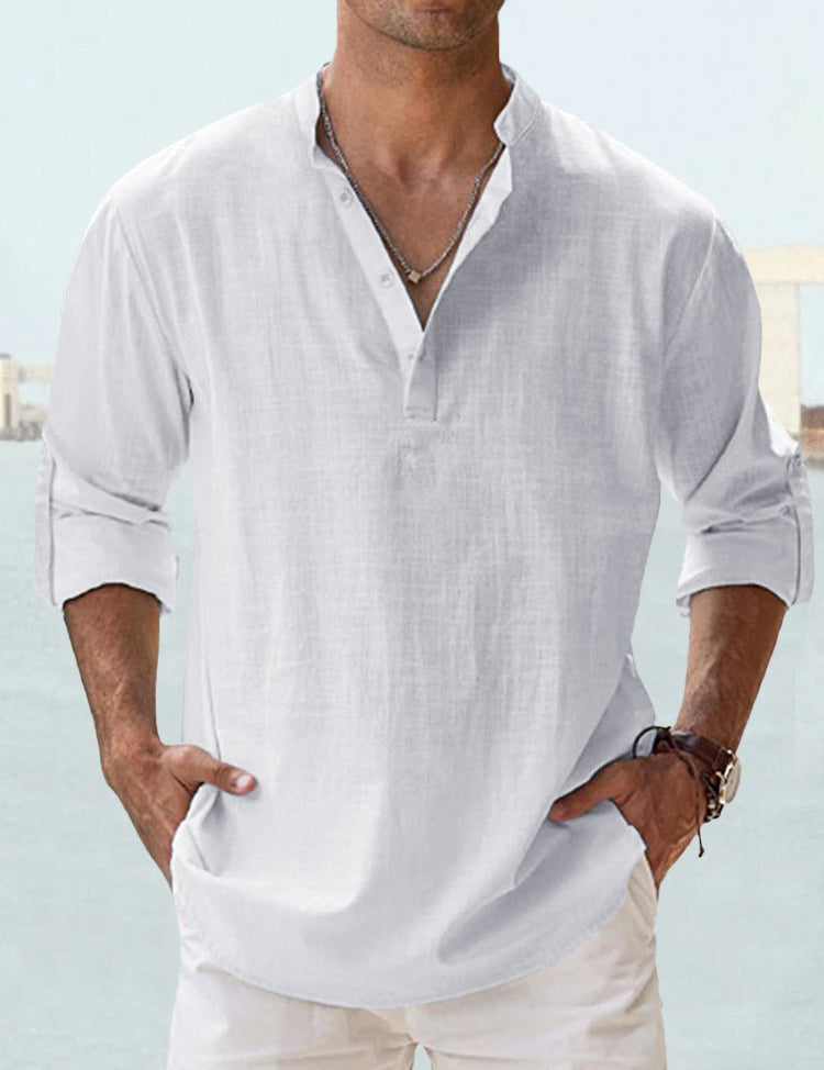 Arthur | The Collarless Shirt