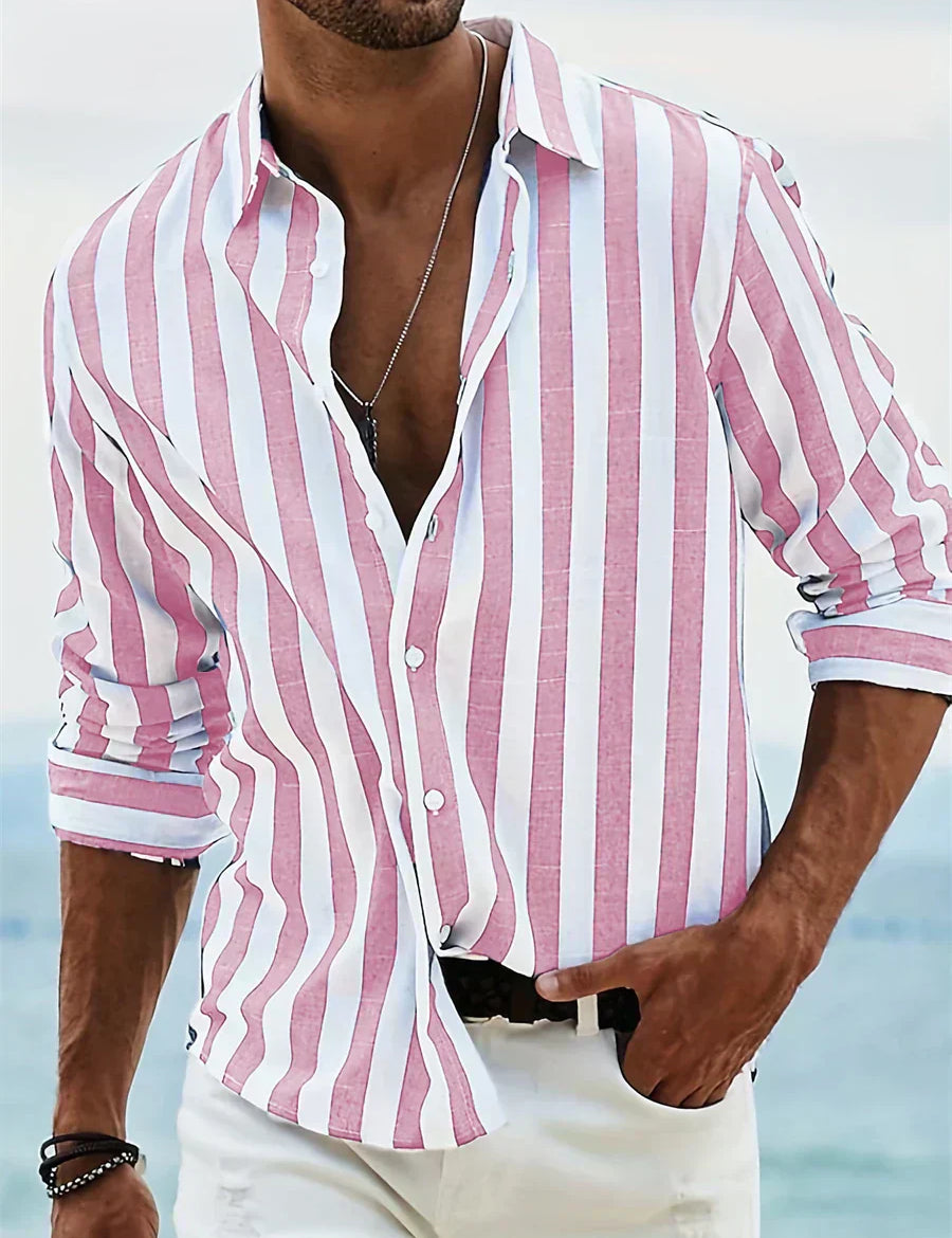 Julian | Striped Summer Shirt for Men