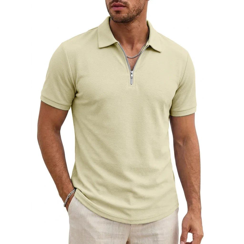 Leon | Modern Polo Shirt with Zip