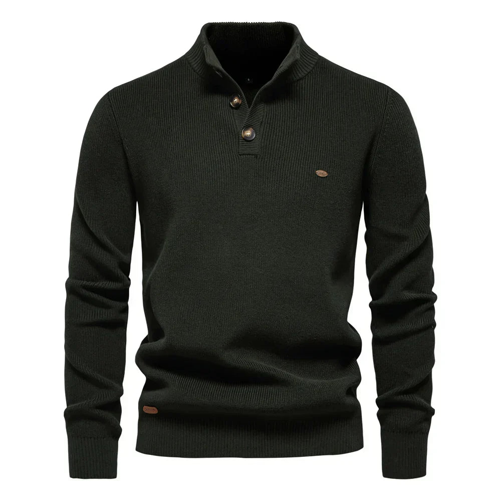 RICCARDO | MEN'S PULLOVER WITH BUTTONS