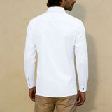 Vincent | Linen Shirt with Double Chest Pocket for Men