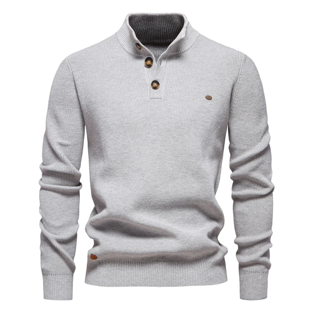 RICCARDO | MEN'S PULLOVER WITH BUTTONS