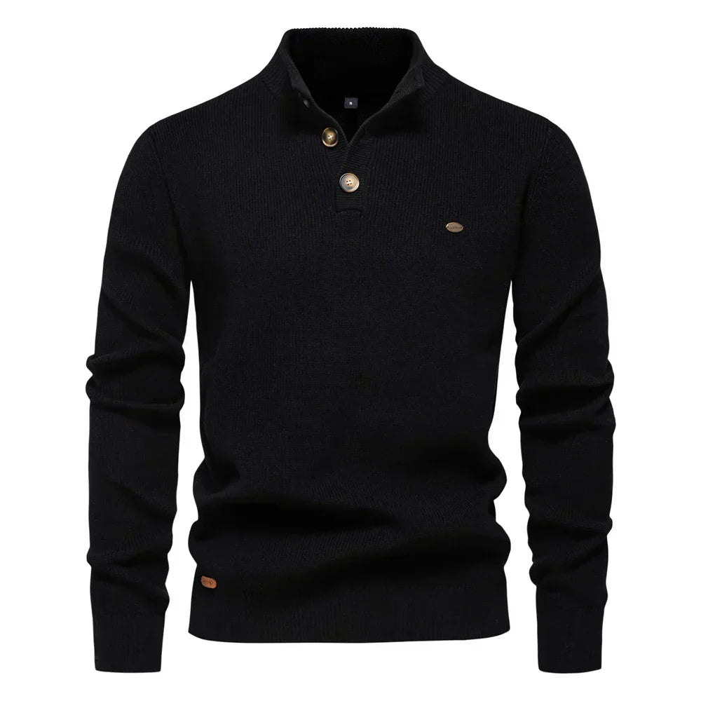 RICCARDO | MEN'S PULLOVER WITH BUTTONS