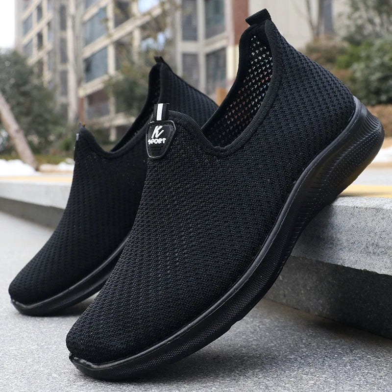 Ultra-Comfort Breathable Shoes: Black — Relief