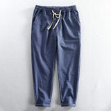 ROCCO STRIPED LINEN PANTS