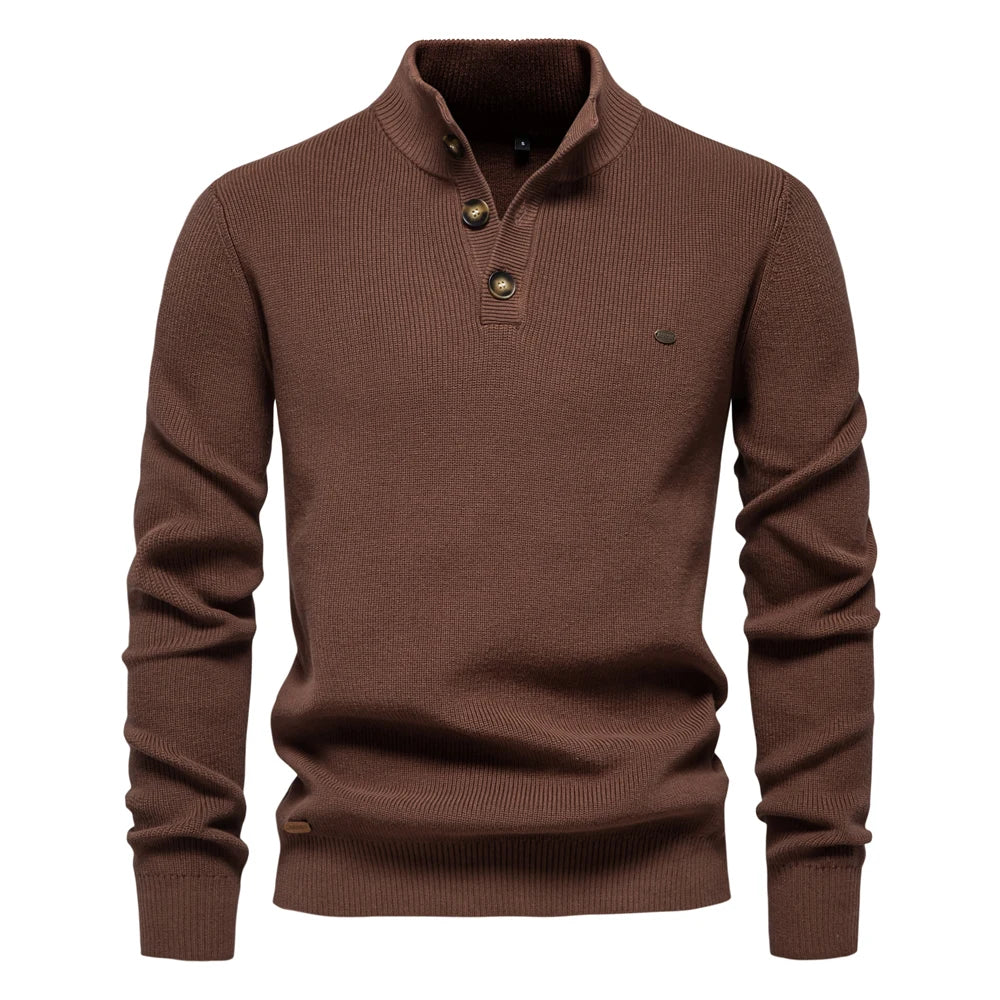 RICCARDO | MEN'S PULLOVER WITH BUTTONS