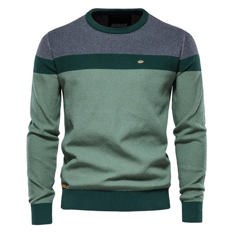ALBERTO | MEN'S PULLOVER WITH ROUND NECKLINE