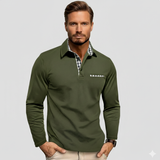 CALVERTON LONG-SLEEVE POLO