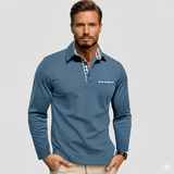 CALVERTON LONG-SLEEVE POLO
