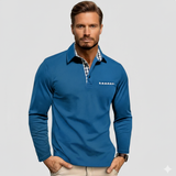 CALVERTON LONG-SLEEVE POLO