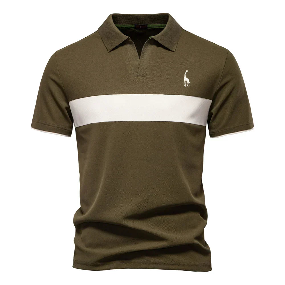 BRUNO™ | MEN'S POLO SHIRT WITH COLOUR BLOCK
