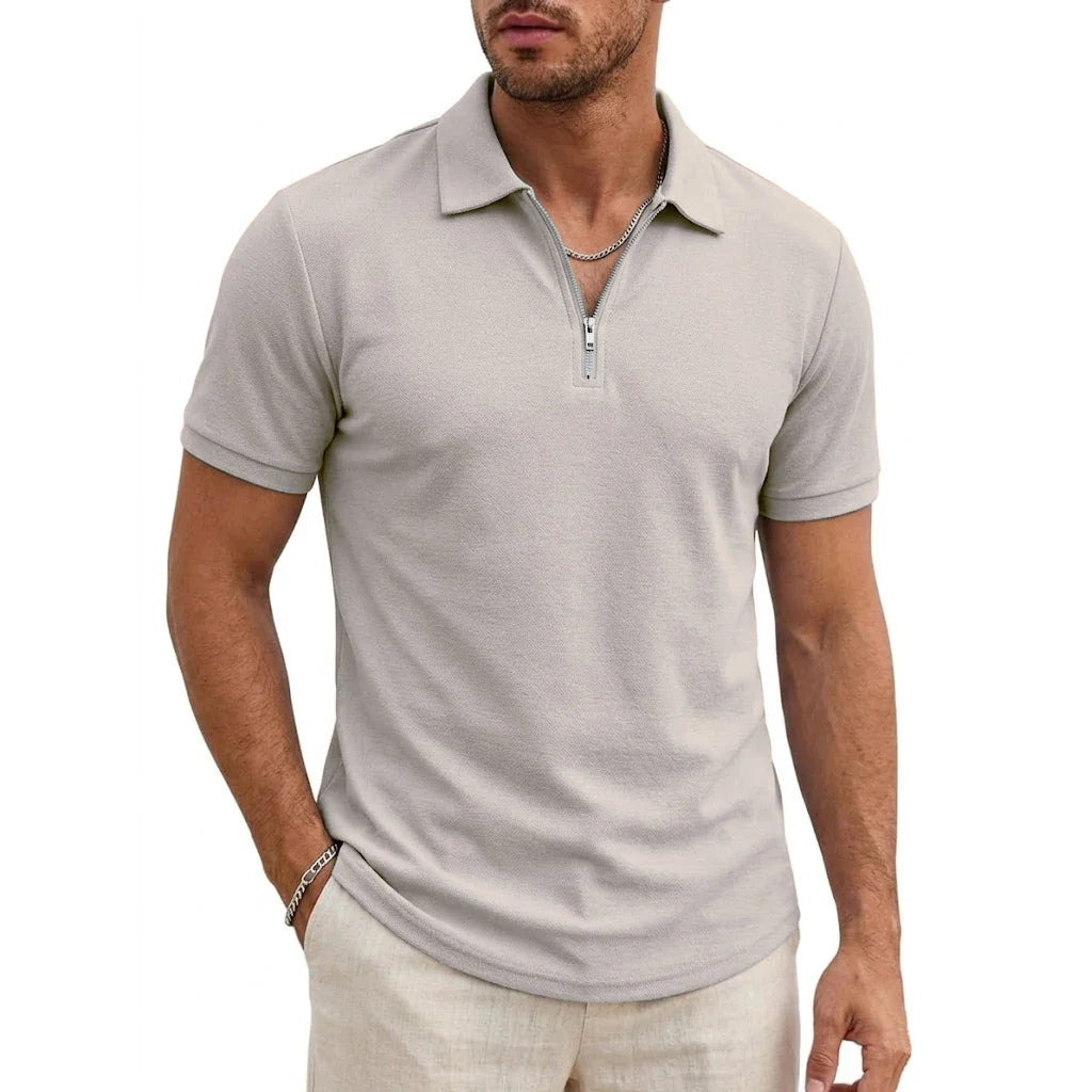 Leon | Modern Polo Shirt with Zip