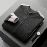 FERRARA CASHMERE ZIP-THROUGH JACKET