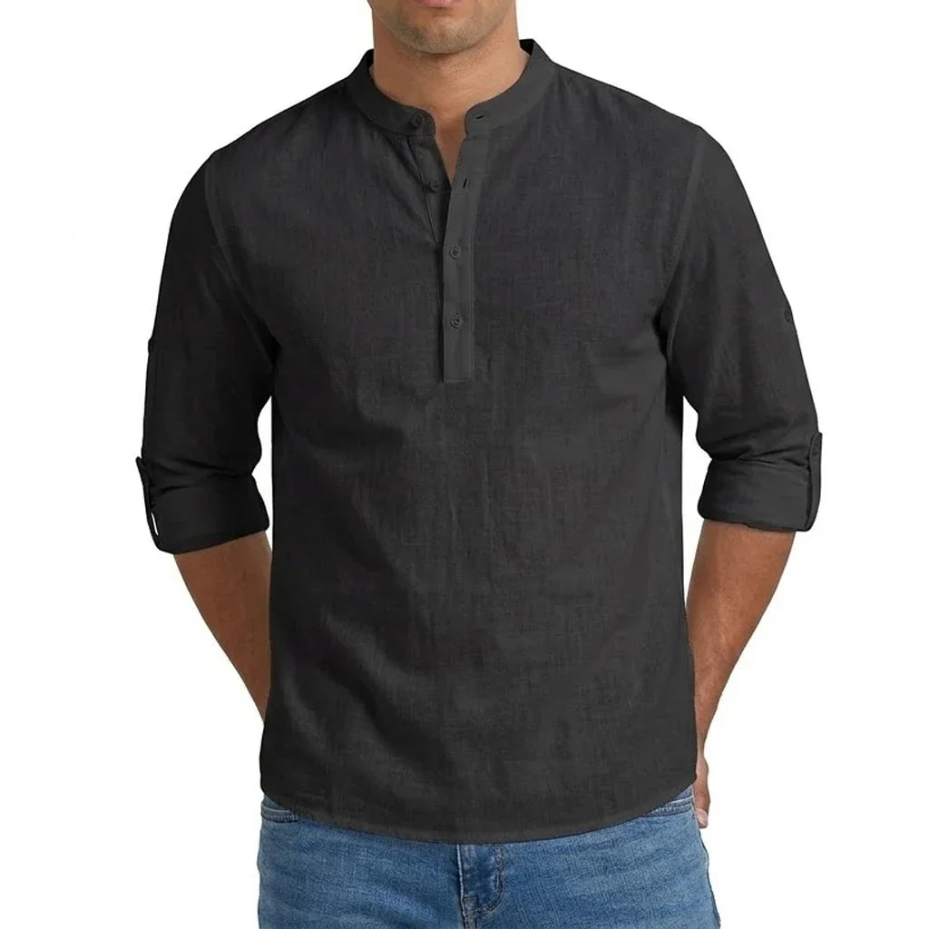 Finn | Lightweight Henley Shirt for Men