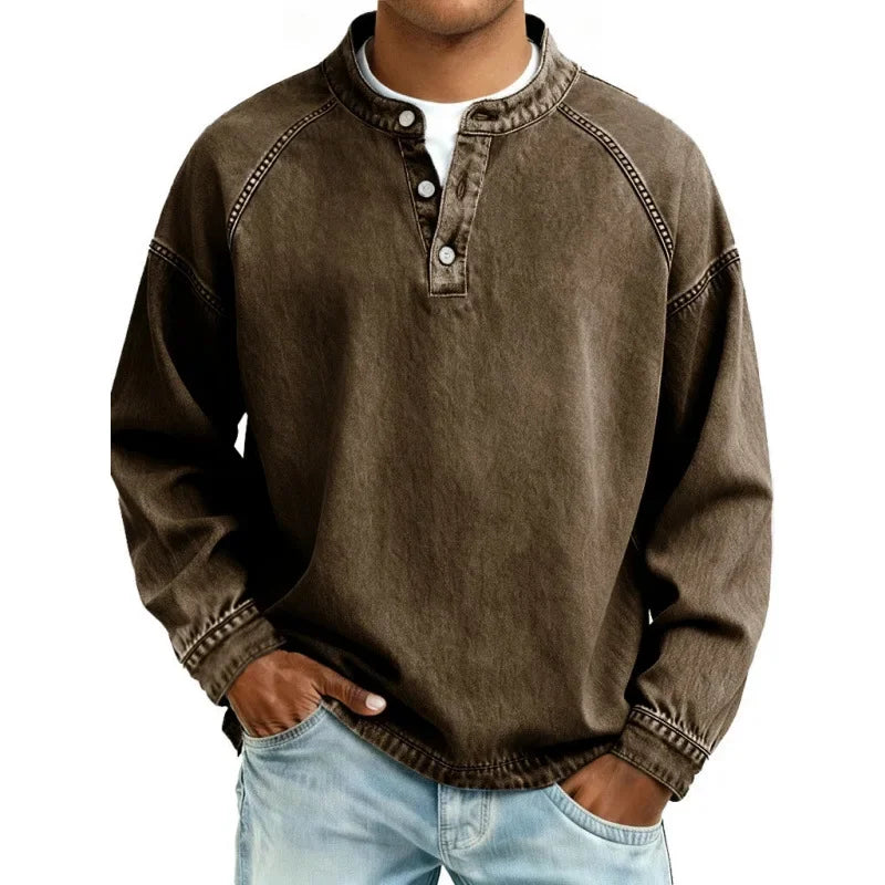 VINT™ | VINTAGE MENS SHIRT WITH BUTTONS