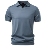 FRANK™ | BREATHABLE POLO SHIRT WITH V-NECK