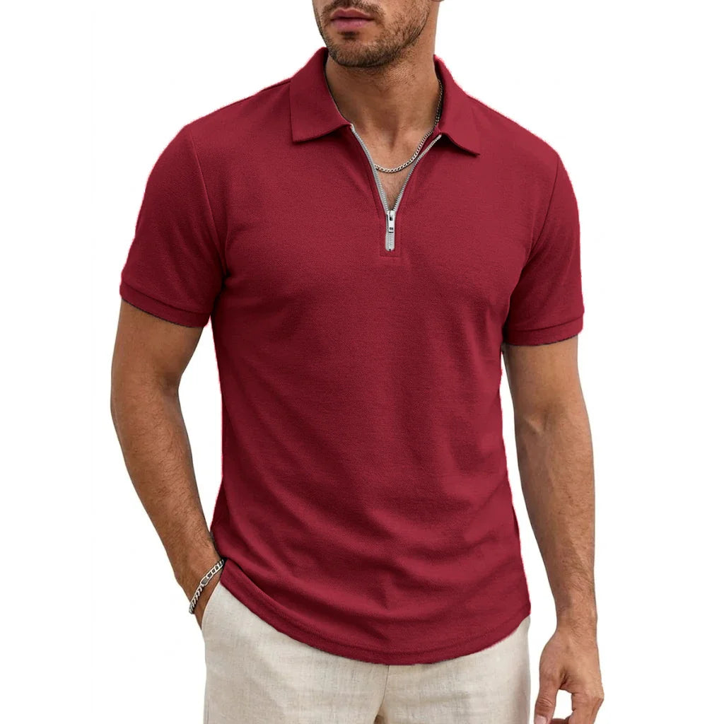 Leon | Modern Polo Shirt with Zip